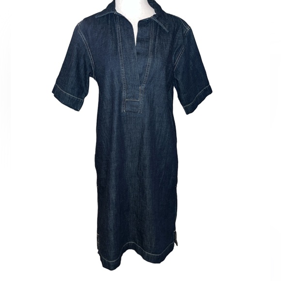Lauren Ralph Lauren Denim Shift Dress - Picture 2 of 6